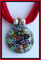 colliers/pendentifs Verre de Murano